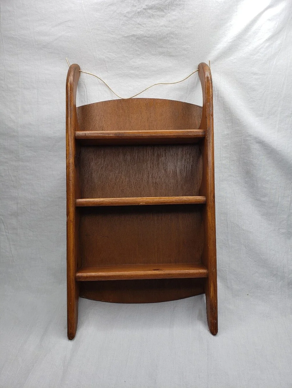 Vintage 90s Country Double Sided Sleigh And Wall Shelves